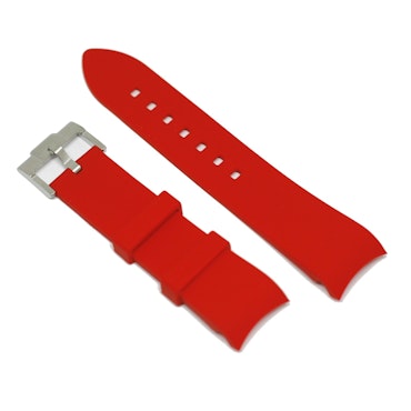 Gummiband Curved 22mm Röd
