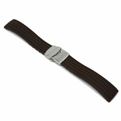 Klockarmband Gummibrun