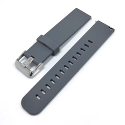 Klockarmband Rubber Grey 2-delat