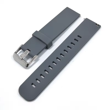Klockarmband Rubber Grey 2-delat