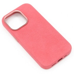 iPhone 14 Pro Alcantara Magsafe Fodral Rosa