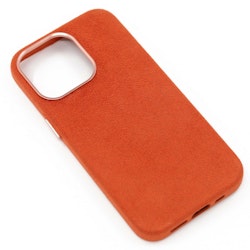 iPhone 13 Pro Alcantara Magsafe Fodral Orange