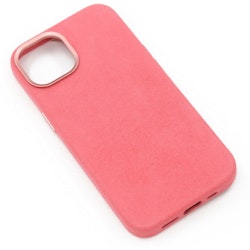 iPhone 14 Alcantara Magsafe Fodral Rosa