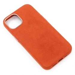 iPhone 13 Alcantara Magsafe Fodral Orange