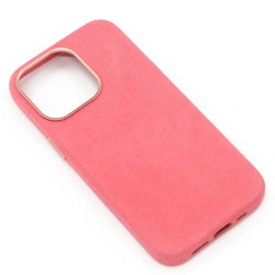 iPhone 13 Pro Alcantara Magsafe Fodral Rosa