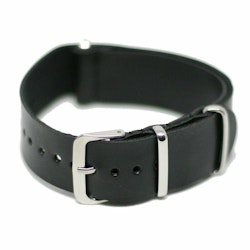 Nato strap i konstläder svart