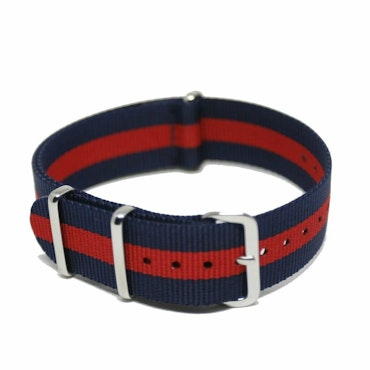 Nato strap blå/röd