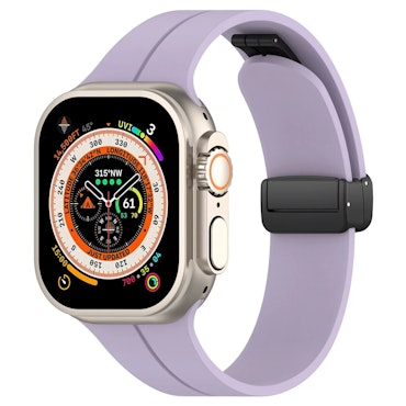 Gummiband till Apple Watch Svart 38/40/41mm Lila