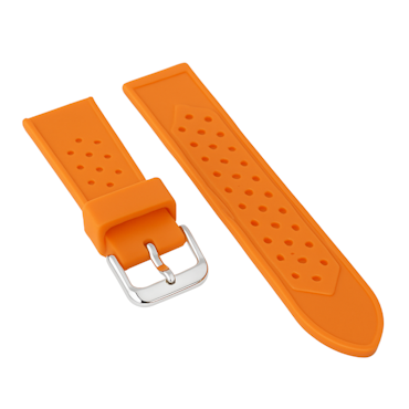 Orange exotisk silikonrem