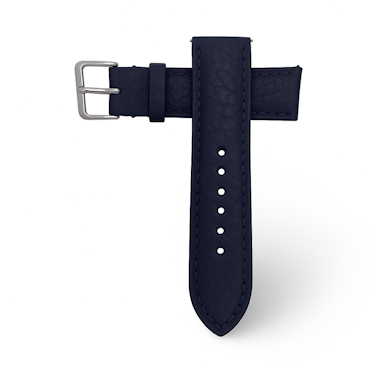 Modena klockarmband i svart kalvskinn