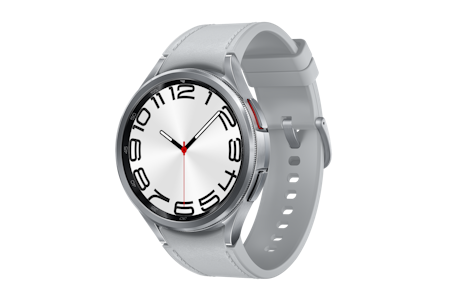 Samsung Galaxy Watch6 Classic 47 mm Digital Berøringsskærm Sølv