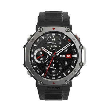 Amazfit T-Rex 3 3,81 cm (1,5 ") AMOLED Digital 480 x 480 pixlar Pekskärm Black Wi-Fi GPS (satellit)