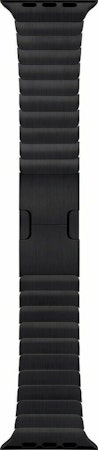 Apple MU993ZM/A Smart bærbart (wearable) tilbehør Band Sort Rustfrit stål