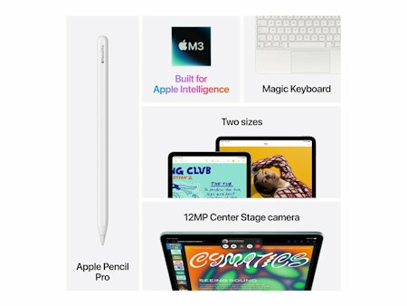 Apple 13-inch iPad Air M3 Wi-Fi + Cellular 13 256GB 8GB Grå