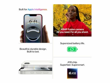 Apple iPhone 16e 6.1 512GB Hvid