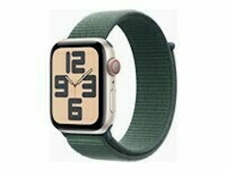 Apple Watch SE (GPS + Cellular) 44 mm Grøn Sølv Smart ur