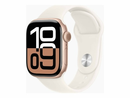 Apple Watch Series 10 (GPS + Cellular) 42 mm Pink Hvid Smart ur