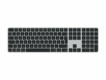 Apple Magic Keyboard with Touch ID and Numeric Keypad Tastatur Trådløs Svensk
