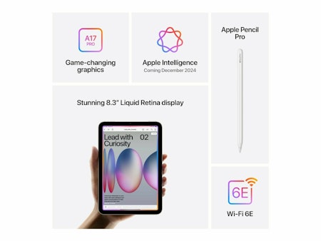 Apple iPad mini A17 Pro Wi-Fi 8.3 256GB Blå
