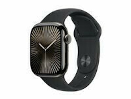 Apple Watch Series 10 (GPS + Cellular) 42 mm Sort Grå Smart ur