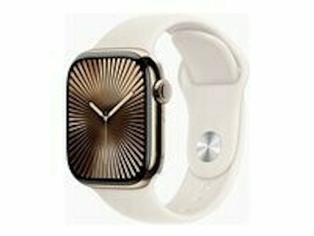 Apple Watch Series 10 (GPS + Cellular) 42 mm Beige Guld Smart ur
