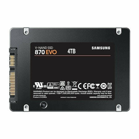 Samsung 870 EVO SSD MZ-77E4T0B 4TB 2.5 SATA-600