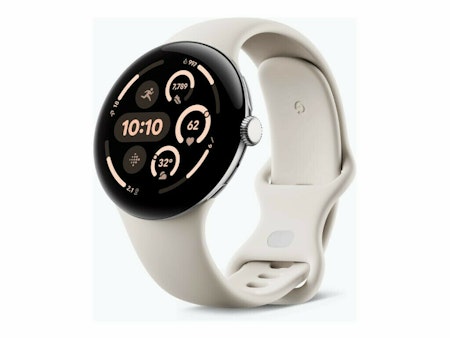 Google Pixel Watch 3 45 mm Sølv Hvid Smart ur