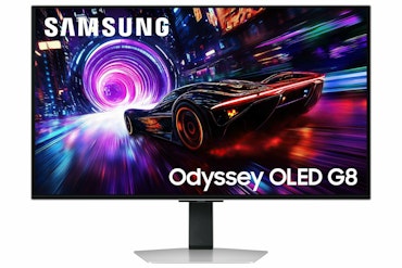 Samsung G81SF Computer Monitor 81,3 cm (32 ") 3840 x 2160 pixlar 4K Ultra HD OLED Silver