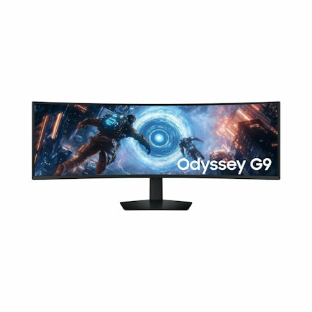 Samsung G91F computerskærm 124,5 cm (49) 5120 x 1440 pixel Dual QHD LCD Sort