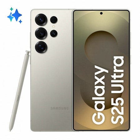 Samsung Galaxy S25 Ultra 17,5 cm (6,9 ") Dual Sim Android 15 5G USB Type-C 12 GB 512 GB 5000 mAh grå, titanium