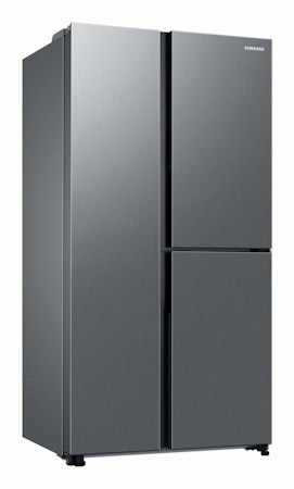 Samsung Køleskab/fryser 403liter Klasse D 242liter Fritstående Rustfritstål look