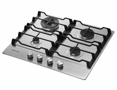 Samsung NA64H3030AS Rustfrit stål Indbygget 60 cm Gaskomfur 4 zone(s)