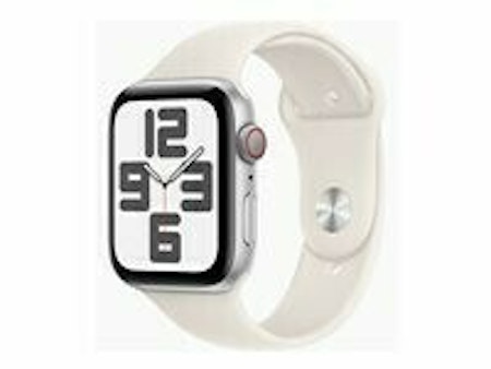 Apple Watch SE (GPS + Cellular) 44 mm Sølv Gul Smart ur