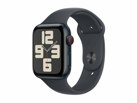 Apple Watch SE (GPS + Cellular) 44 mm Sort Smart ur
