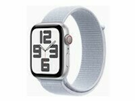 Apple Watch SE (GPS + Cellular) 44 mm Grå Sølv Smart ur