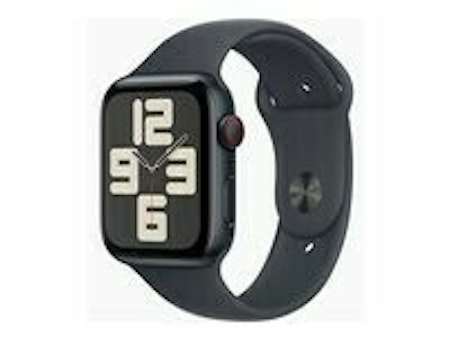 Apple Watch SE (GPS + Cellular) 44 mm Sort Smart ur