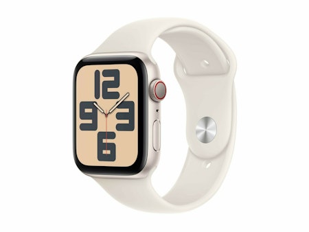 Apple Watch SE (GPS + Cellular) 44 mm Sølv Gul Smart ur