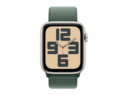 Apple Watch SE (GPS + Cellular) 44 mm Grøn Sølv Smart ur