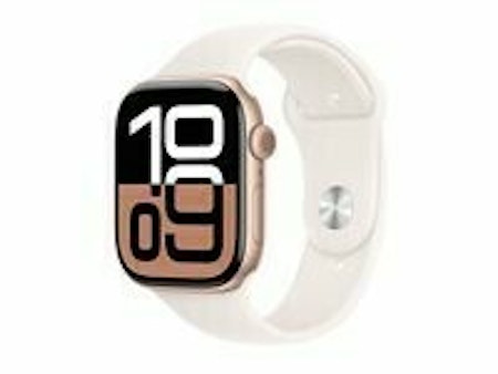 Apple Watch Series 10 (GPS + Cellular) 46 mm Pink Hvid Smart ur