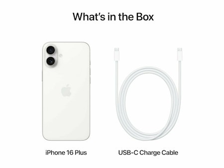Apple iPhone 16 Plus 6.7 512GB Hvid
