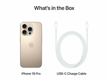 Apple iPhone 16 Pro 16 cm (6.3) Dual SIM iOS 18 5G USB Type-C 256 GB Sand