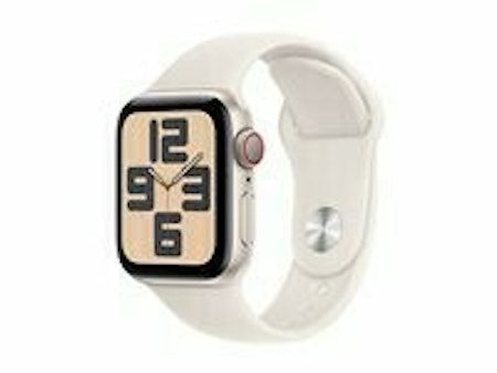 Apple Watch SE (GPS + Cellular) 40 mm Sølv Gul Smart ur
