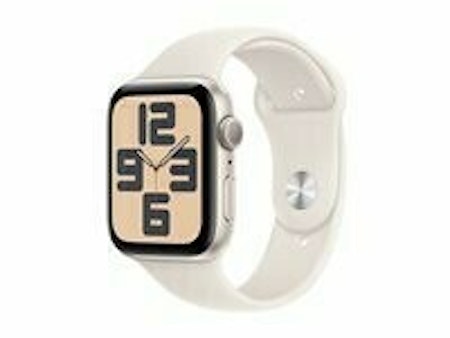 Apple Watch SE (GPS) 44 mm Sølv Gul Smart ur