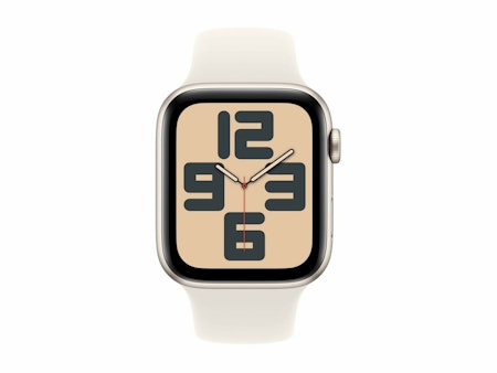 Apple Watch SE (GPS) 44 mm Sølv Gul Smart ur