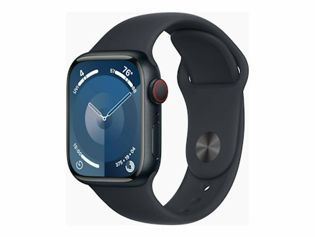 Apple Watch Series 9 (GPS + Cellular) 41 mm Sort Smart ur