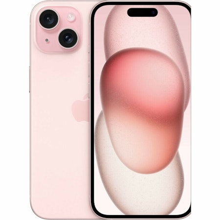 Apple iPhone 15 6,1 128GB - Lyserød