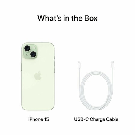 Apple iPhone 15 6,1 128GB - Grøn