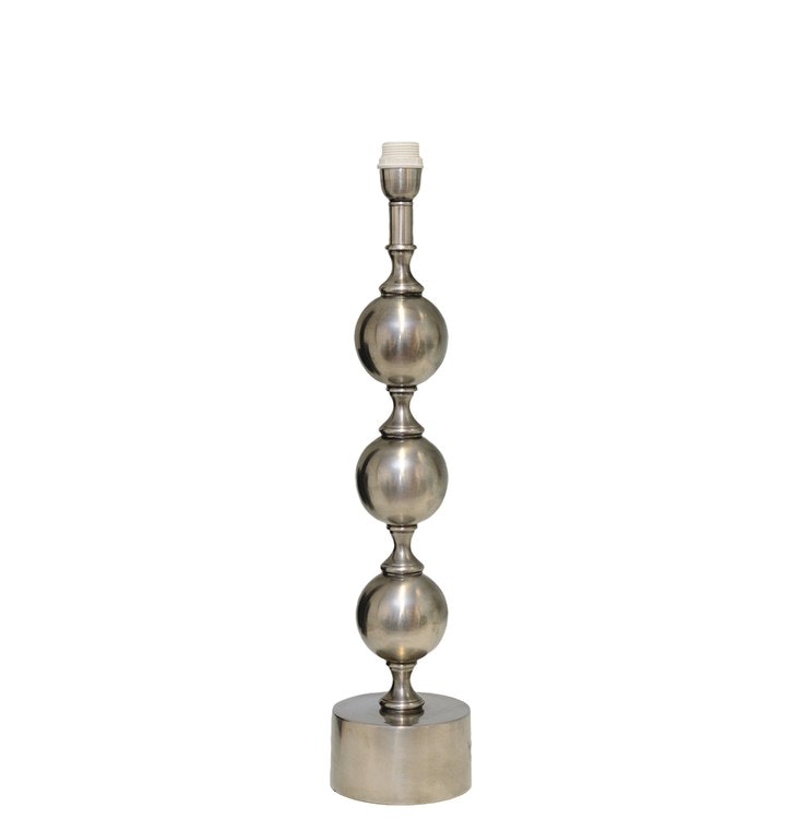 CHARLOTTA LAMPFOT - SILVER - 60 CM