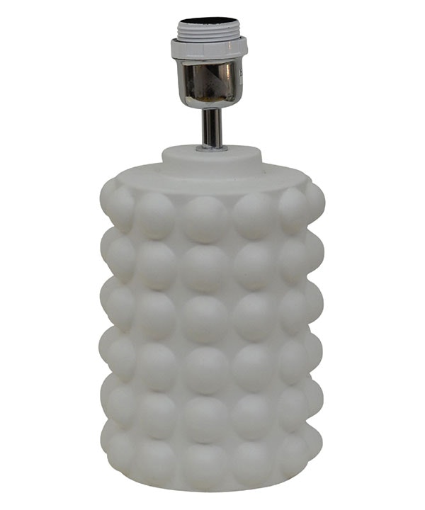 BUBBELS LAMPFOT - VIT - 29 CM