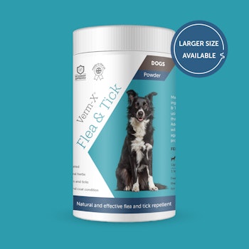 Verm-x Flea & Tick powder för hundar 70 g
